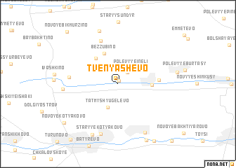 map of Tvenyashevo