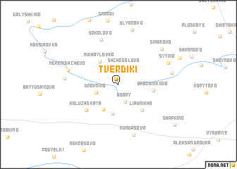 map of Tverdiki