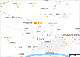 map of Tveritino