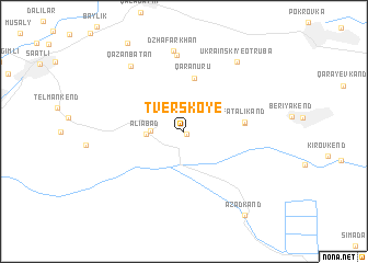 map of Tverskoye