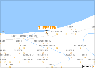 map of Tversted