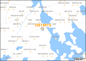 map of Tvetaryd