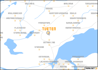 map of Tveten