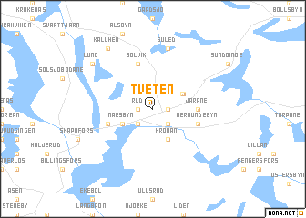 map of Tveten