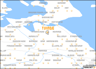 map of Tvinde