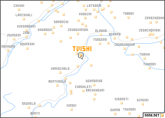 map of Tvishi