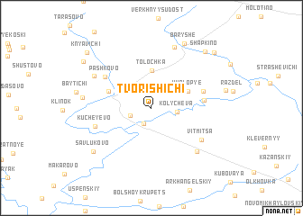 map of Tvorishichi