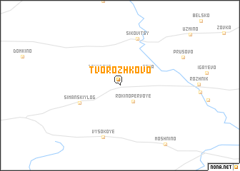 map of Tvorozhkovo