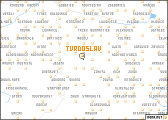 map of Tvrdoslav