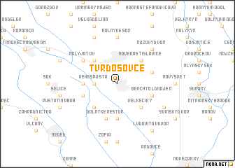 map of Tvrdošovce