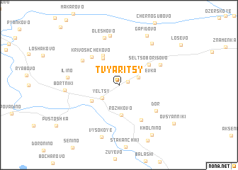 map of Tvyaritsy