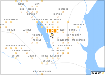 map of Twabe