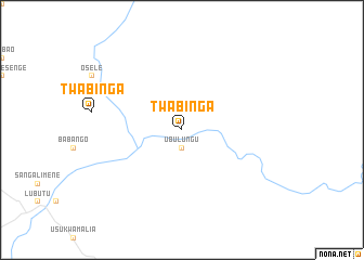 map of Twabinga