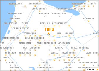 map of ʼt Wad