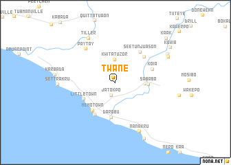 map of Twane