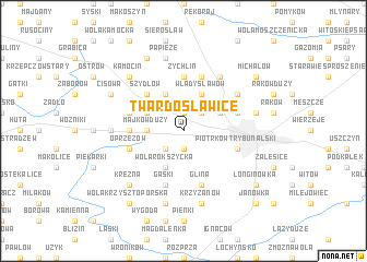 map of Twardosławice