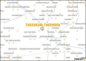 map of Tweede Valthermond