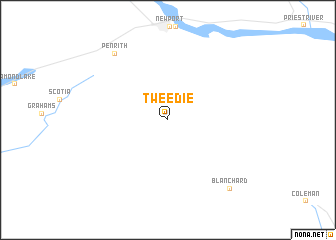 map of Tweedie