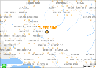 map of Tweedside