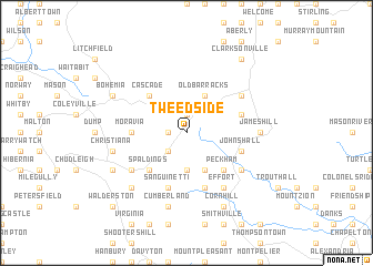 map of Tweedside