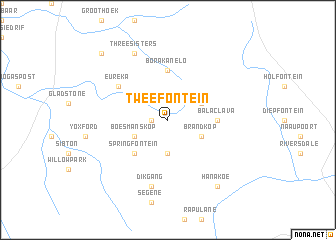 map of Tweefontein