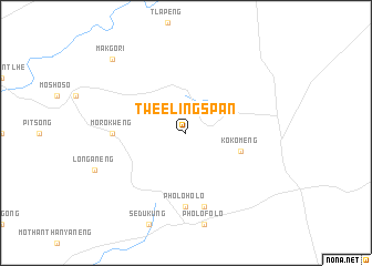 map of Tweelingspan