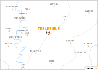 map of Twelvemile