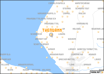 map of Twendamm