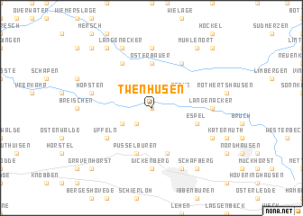 map of Twenhusen