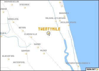 map of Twentymile