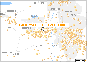 map of Twenty-seventh Street Condo