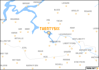 map of Twentysix