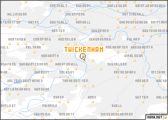 map of Twickenham