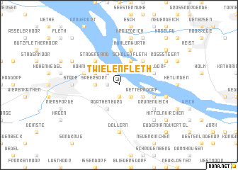 map of Twielenfleth