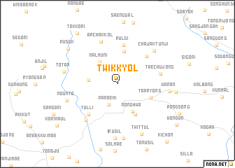 map of Twikkyŏl