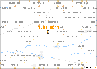 map of Twillingen