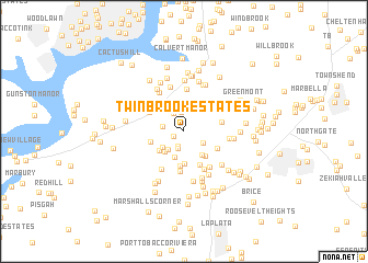 map of Twinbrook Estates
