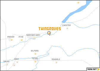 map of Twin Groves