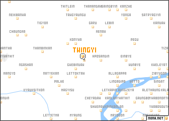 map of Twingyi