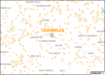 map of Twin Maples