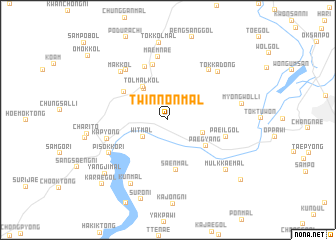 map of Twinnon-mal