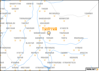 map of Twinywa