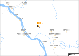 map of Twite