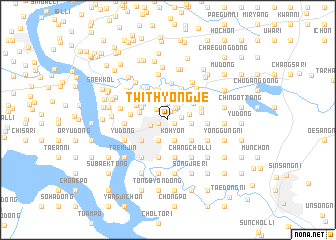 map of Twithyŏngje