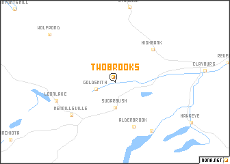 map of Two Brooks