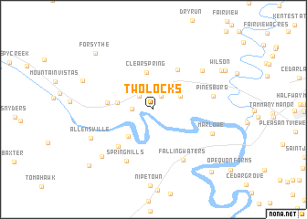 map of Two Locks