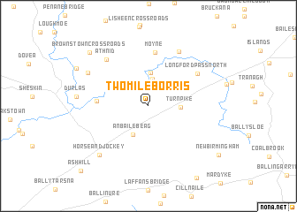 map of Twomileborris