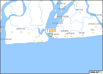 map of Twon