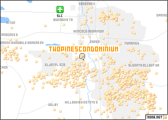 map of Two Pines Condominium