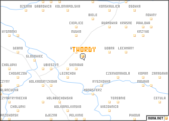 map of Twordy